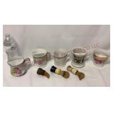 Vintage Shaving & Mustache Mugs, Shaving Brushes