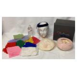 Vintage Scarves, Millinery & Thalhimer Hat Box