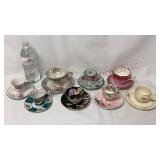 Vintage / Antique Teacup & Saucer Sets - 8