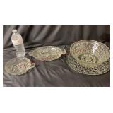 Vintage Anchor Hocking Glassware - 4 Pieces