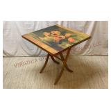 1940s Max Streckenbach Folding Tilt-Top Table