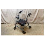NOVA Rollator Walker w Seat - Folding Lightweight