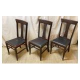 Antique White River Chair Co Dining Chairs - 3
