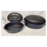 Speckled Enamel Roasters - 2 Sizes