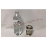 Frank M Whiting Sterling & Glass Toothpick Holder
