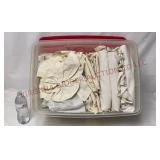 Storage Tote of Window Curtains & Sheers