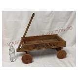 Vintage Monoplane Wooden Wagon - 20" long