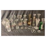 Glass Flower Vases / Bud Vases - 16