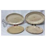 Antique Serving Platters - 4