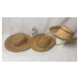 Vintage Straw Hats - 3 - Some Damage