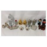 Vintage Salt & Pepper Sets, Bowl & Single