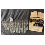 Vintage Crisa Cancun Glassware Set