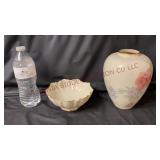 Lenox Symphony Bon Bon Bowl & Chatsworth 7" Vase