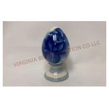 Russian Porcelain Christ is Risen Egg wv Stand