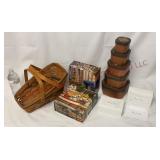 Longaberger Basket, Thank You Cards & Boxes