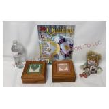 Quilting Magazine, Heart Boxes & Button Doll