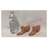 Fenton Cats Head Hobnail Slippers - See Desc