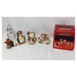 Holiday Time Ceramic Table Set w Box