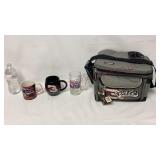 Dale Earnhardt Mugs & Cooler Bag w Tag