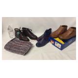 Infinity Scarf & Ladies Ankle Boots - See Desc