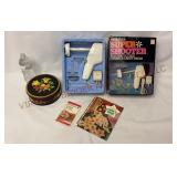 Vintage Wherever Cookie  Maker, Recipe Books, Tin
