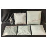 MCM Square Glass Ceiling Mount Light Covers - 5