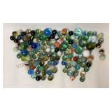 Vintage Glass Marbles - Shooters & Regular Size