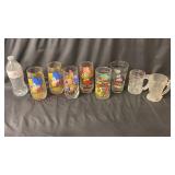 Vintage Character Glasses & Mugs - See Desc