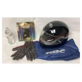 Vega Motorcycle Helmet, Gloves & Frame Sliders