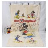 Vintage Walt Disney World Towel & Mickey Mouse