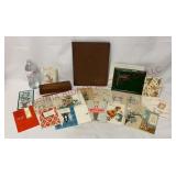 Writing Portfolio, Guest Book. Box & Cards
