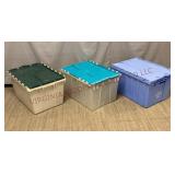 Flip Lid Storage Totes - 3 - Need Cleaning