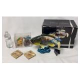 Salt & Pepper Set, Coasters & Bass Fish Statue