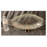 Vintage Glasbake 18" Fish Shaped Serving Dish