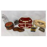 Shoe Form, Alarm Clock, Manicure Set, Phone & More