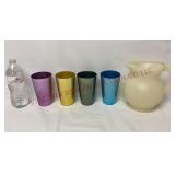 Vintage Aluminum Tumblers & Kool-Aid Man Pitcher