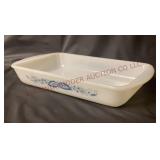 Vintage Glasbake Blue Onion 1-1/2 Qt Casserole