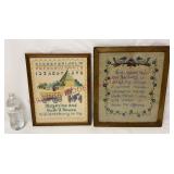 Vintage Cross Stitch & Crewel Needlepoint Art