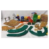 Fisher Price GeoTrax Timbertown Train Lot