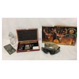 Pouch, Goggles, Gun Cleaning Kit, Book