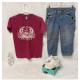 Currituck Shirt, FV Jean Capris & Nike Shoes