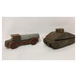 WWII Wooden Tanker Truck & Ralston Tank