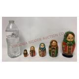 Classic Wooden Russian Matryoshka Nesting Dolls