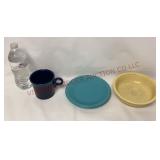Fiesta Fiestaware Mug, 7" Plate & Coupe Soup Bowl