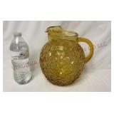 Vtg Anchor Hocking Lido Milano Beverage Pitcher