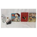 Cast Iron Terrier Bookend & Children