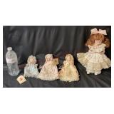 1980s Phyllis Parkins Jointed Porcelain Dolls - 4
