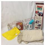Towel Rack, Fabric Steamer, Smoke Detector, Throws