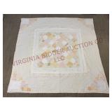 Vintage Patchwork Quilt / Blanket - Approx 78"x78"