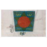 Vintage San Loo Chinese Checkers & Marbles
